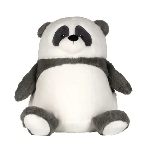 peluche panda zippe devant à broder
